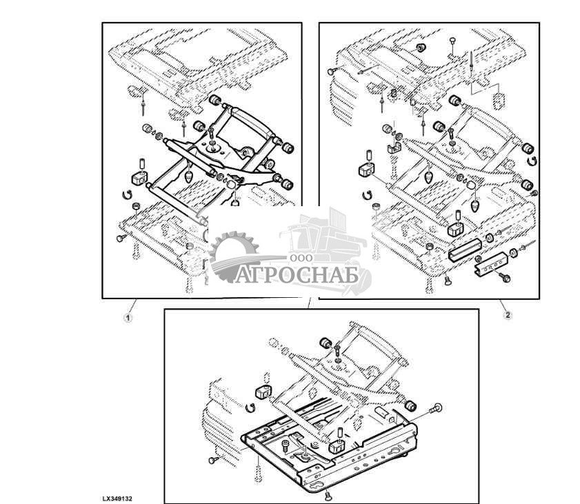 ПОДВЕСКА ДЛЯ СИДЕНЬЯ SUPER COMFORT MSG95 (С ПНЕВМАТИЧЕСКОЙ ПОДВЕСКОЙ) 